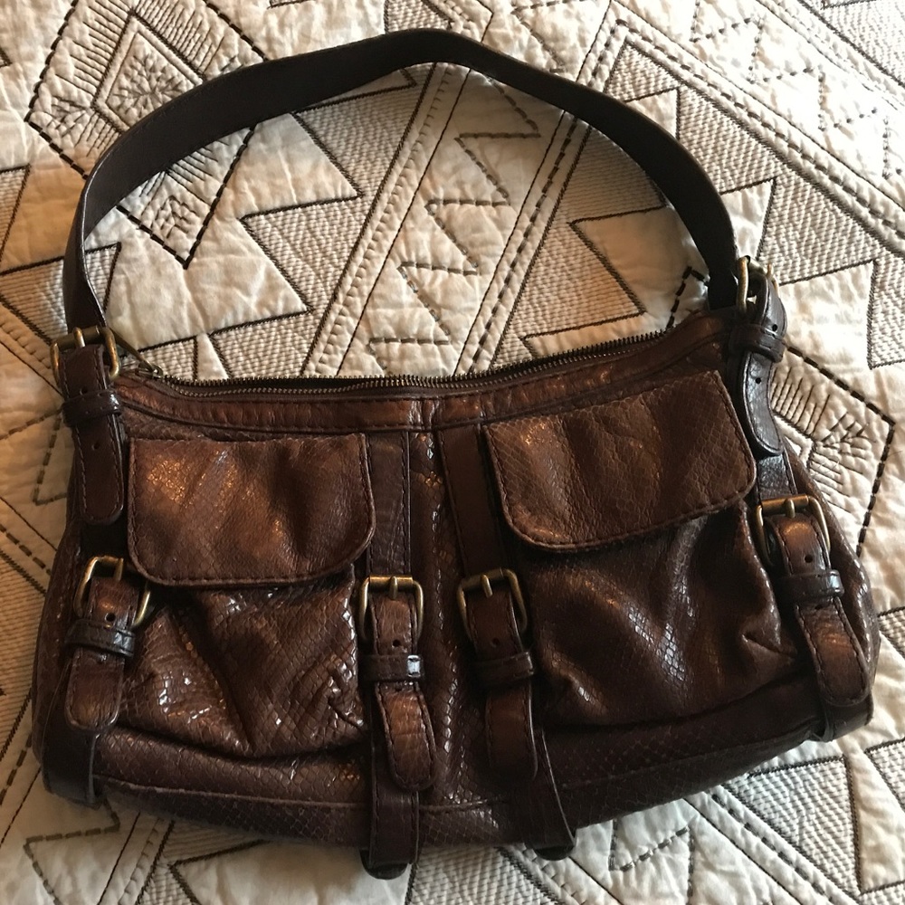 KOOBA - Jessie - Snake Embossed Leather Purse